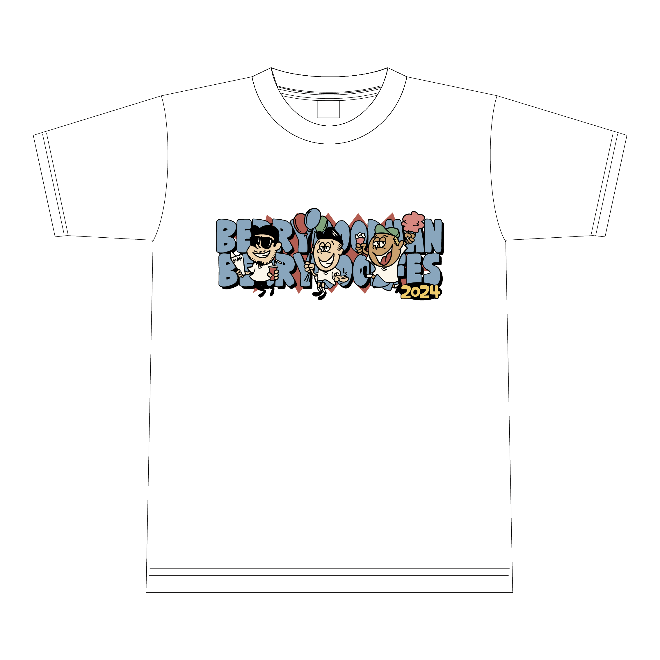 超好感祭2024 カラーキャラTシャツ