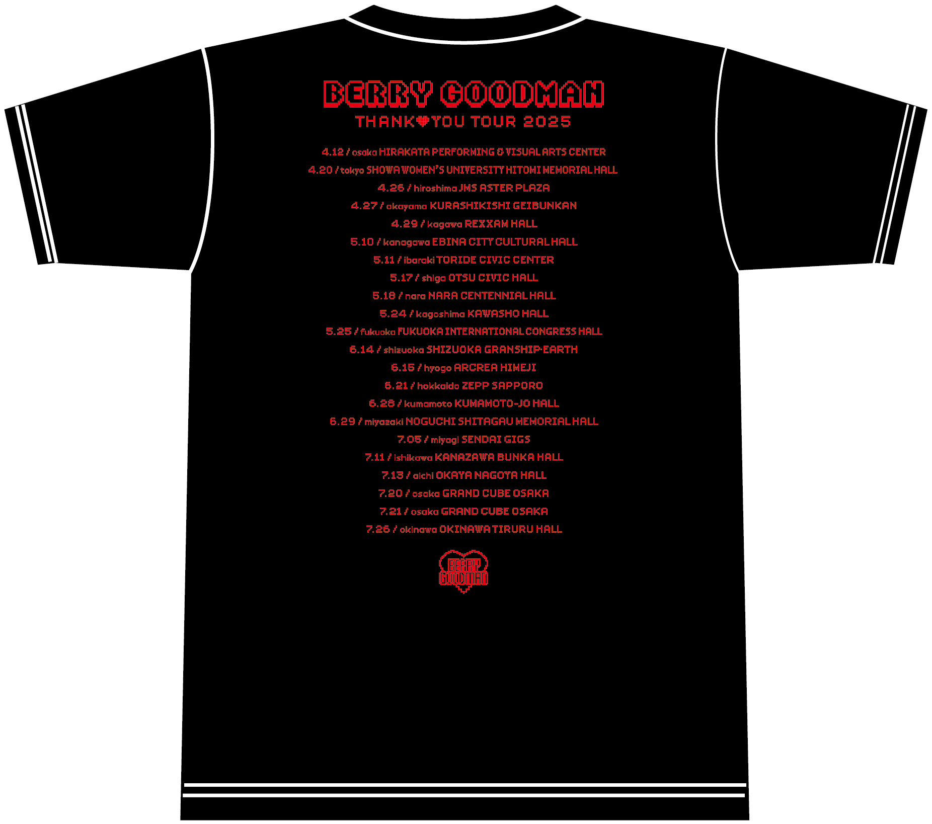 キャラTシャツ | ベリーグッドマン | ARIGATO MUSIC