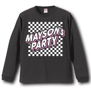 Checkered long sleeve-T-shirt(スミ)