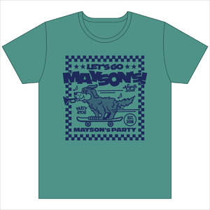 SK8 DOG Tシャツ（ヘイジーグリーン）