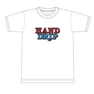 「HAND DRIP」Tシャツ2［ホワイト］