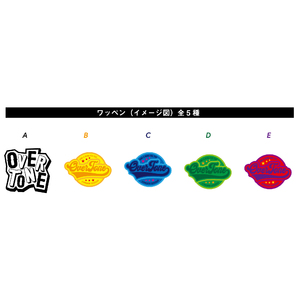 OverTone 刺繍ワッペン（全5種類)