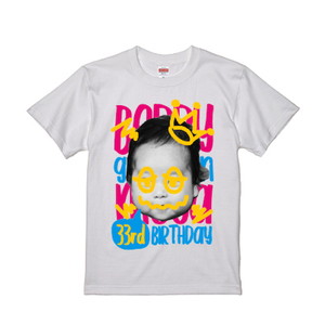 タマコの息子が33歳になる記念Tシャツ(缶バッジ付き)